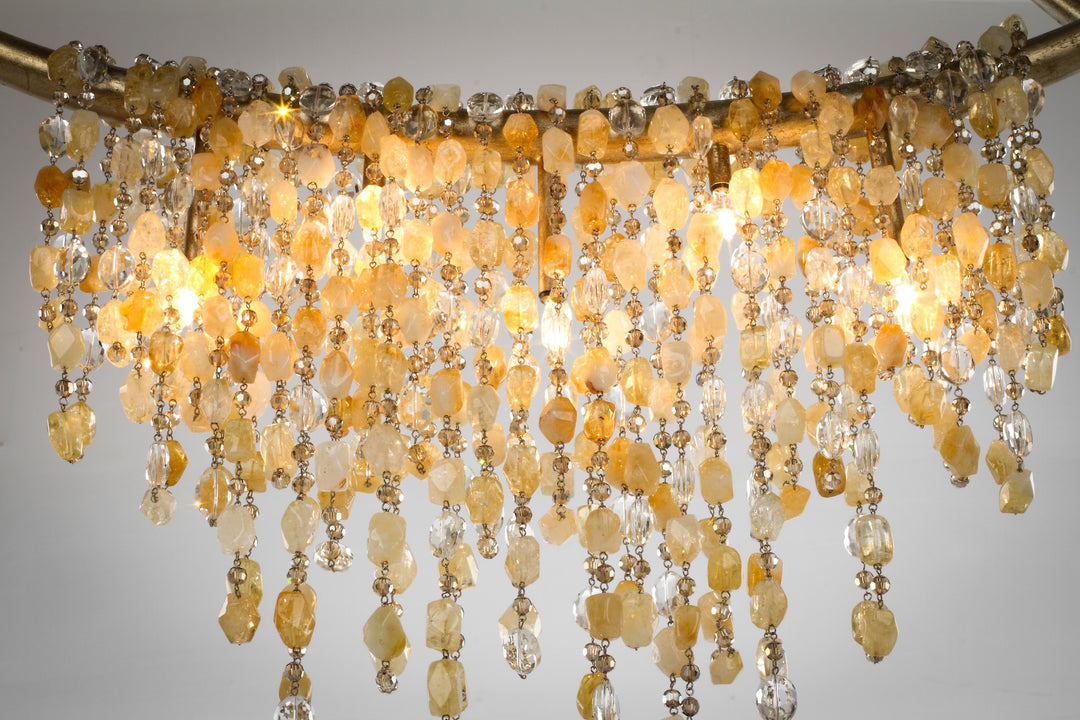 Cradle 5-Light Linear Chandelier by Studio M Lighting – lifestyle
