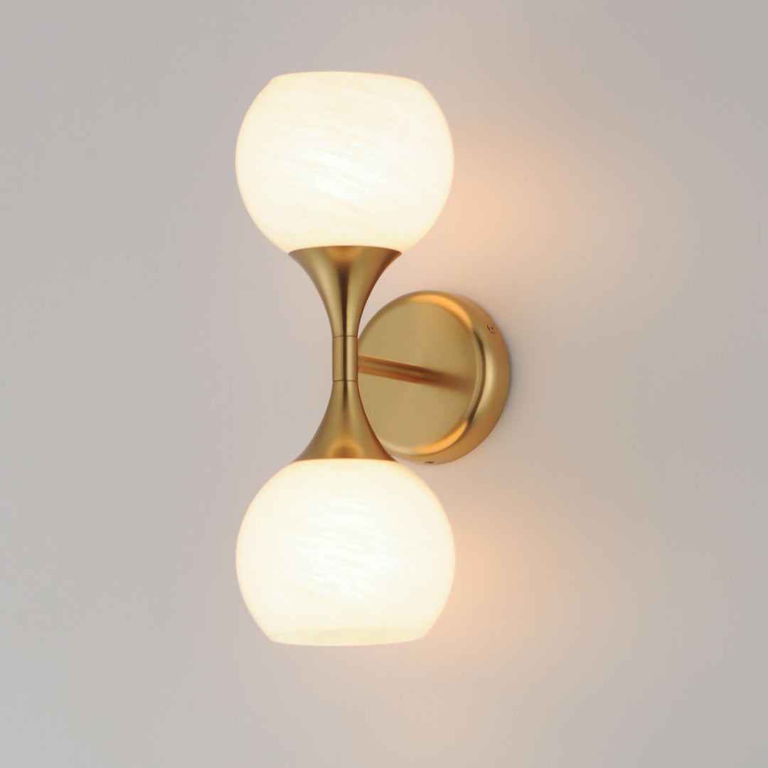 Neve 2-Light Wall Sconce by Studio M Lighting – lifestyle