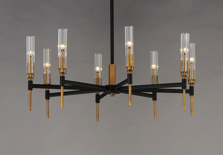 Flambeau 8-Light Chandelier by Studio M Lighting – lifestyle
