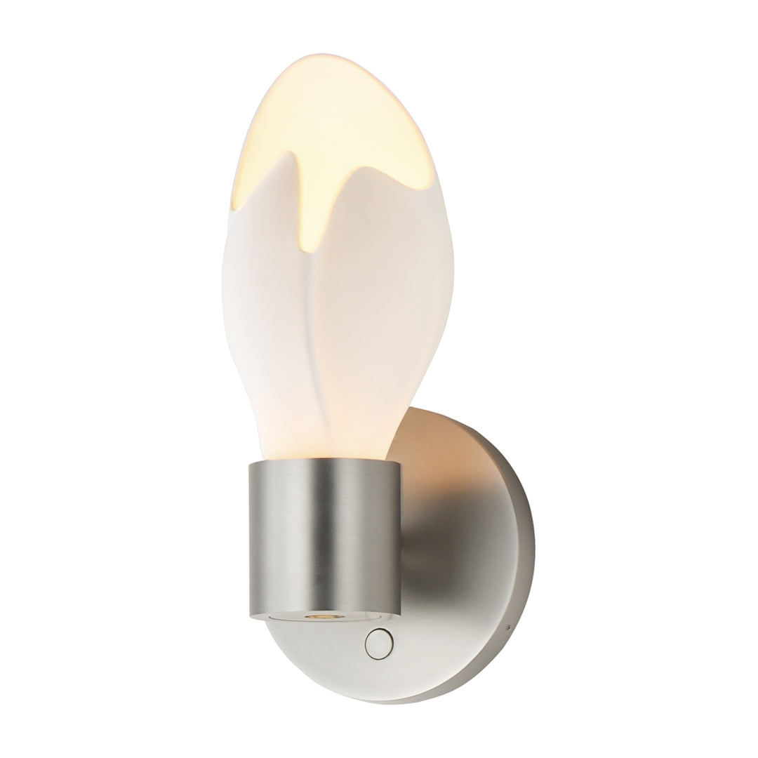 Burgeon LED Wall Sconce by Studio M Lighting in Satin Nickel