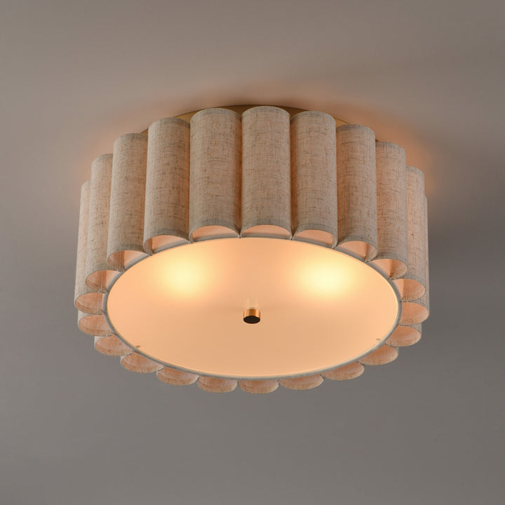 Penelope 2-Light Flush mount by Studio M Lighting – lifestyle