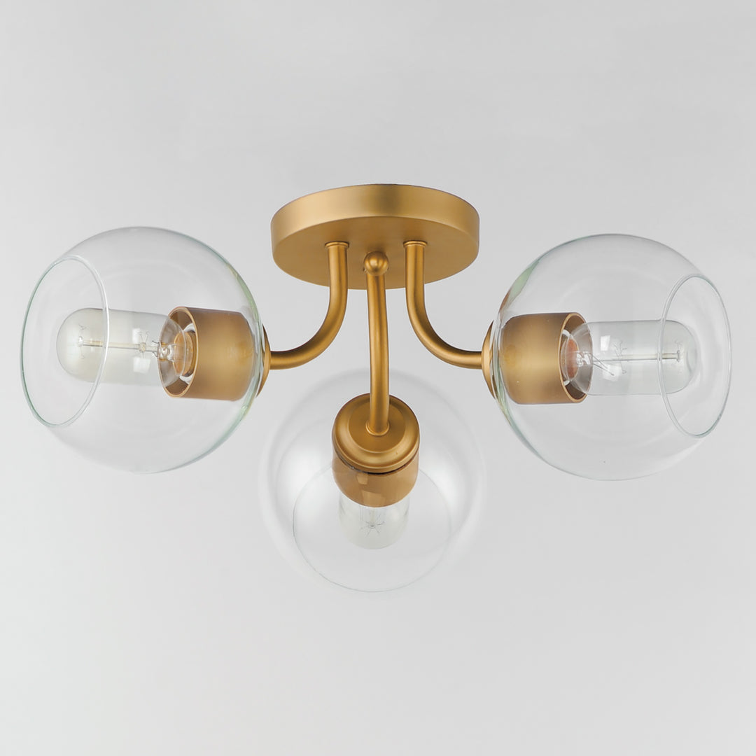 Knox 3-Light Semi-Flush Mount by Studio M Lighting – lifestyle