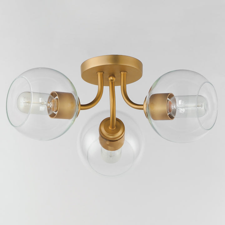 Knox 3-Light Semi-Flush Mount by Studio M Lighting – lifestyle