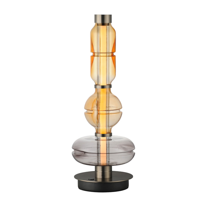 Gusto 28" LED Table Lamp by Studio M Lighting in Gunmetal