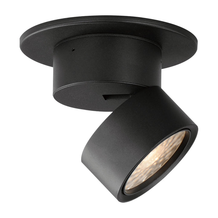 Swinger Mini Adjustable LED Flush Mount by Studio M Lighting in Black