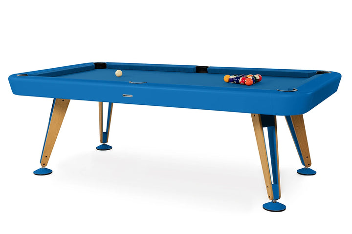 Diagonal Indoor pool table, Sky Blue by RS Barcelona