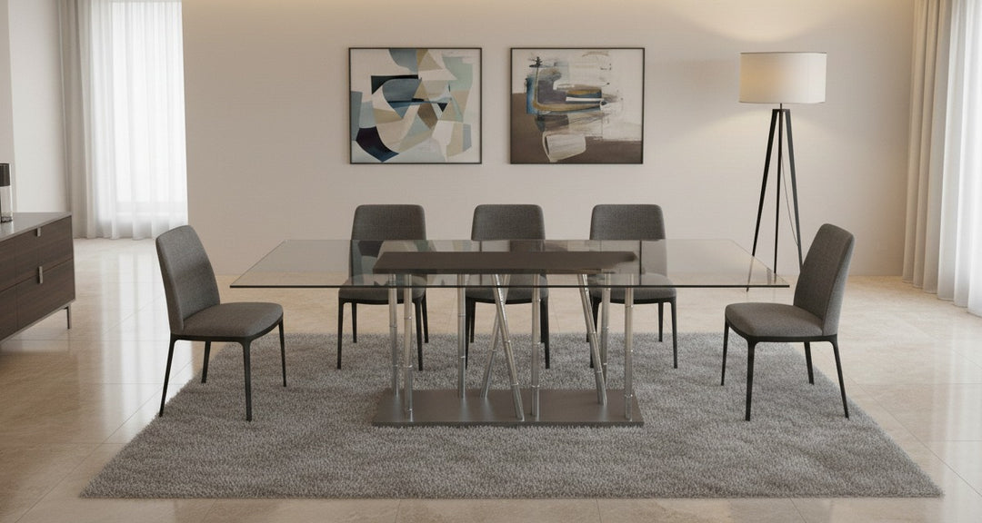 Metropolis Dining Table by Whiteline Modern Living – lifestyle