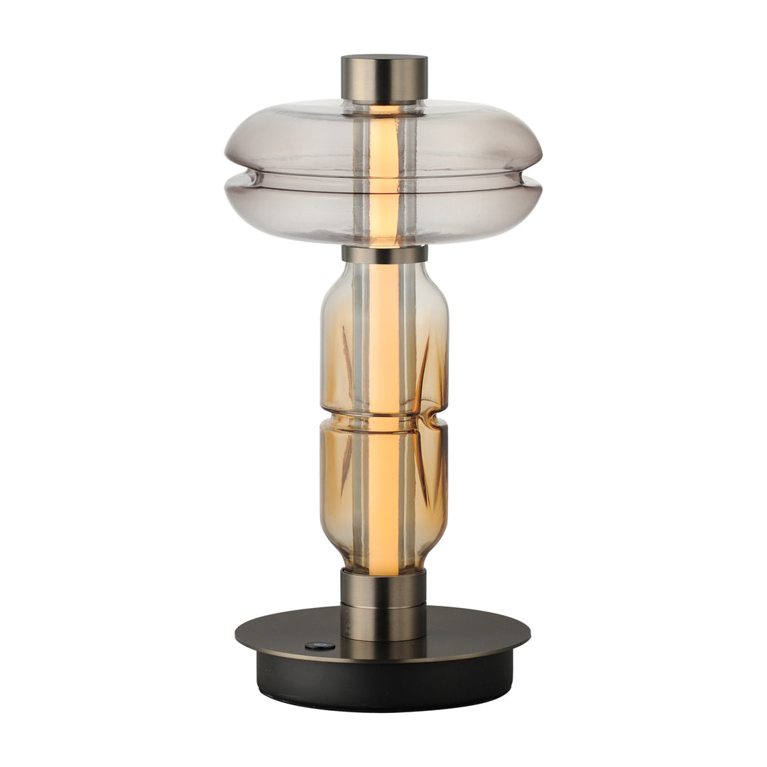 Gusto 20" LED Table Lamp by Studio M Lighting in Gunmetal