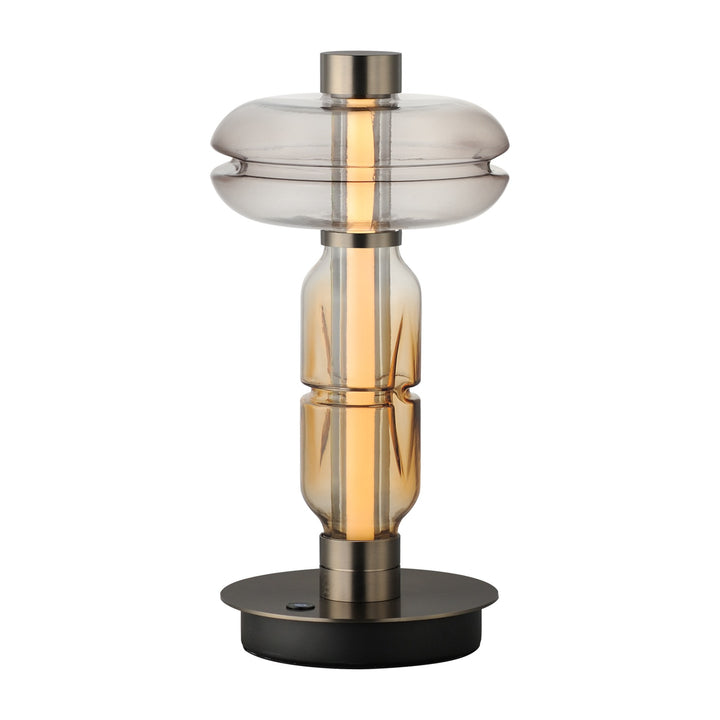 Gusto 20" LED Table Lamp by Studio M Lighting in Gunmetal
