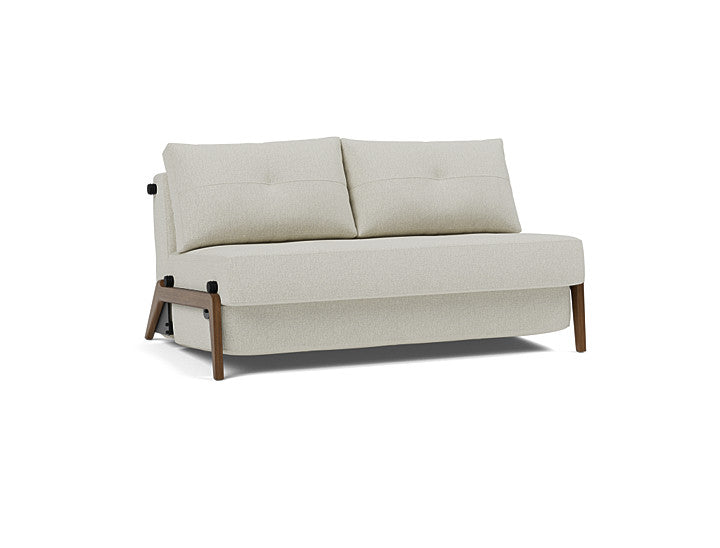 Cubed Sleeper Sofa with Dark Wood Legs by Innovation Living — product view