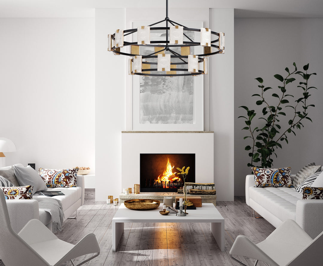 Radiant Radial 5-Light Chandelier by Studio M Lighting – lifestyle