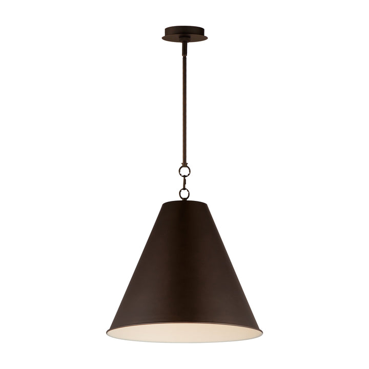 Veritas 18 1-Light Pendant by Studio M Lighting in Chestnut Bronze