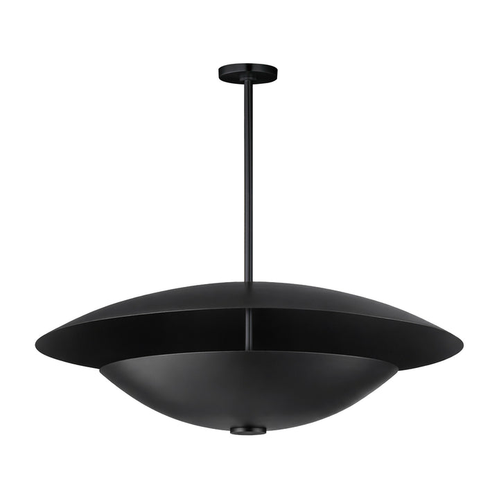 Vesta LED 2-Tier LED Pendant by Studio M Lighting in Black