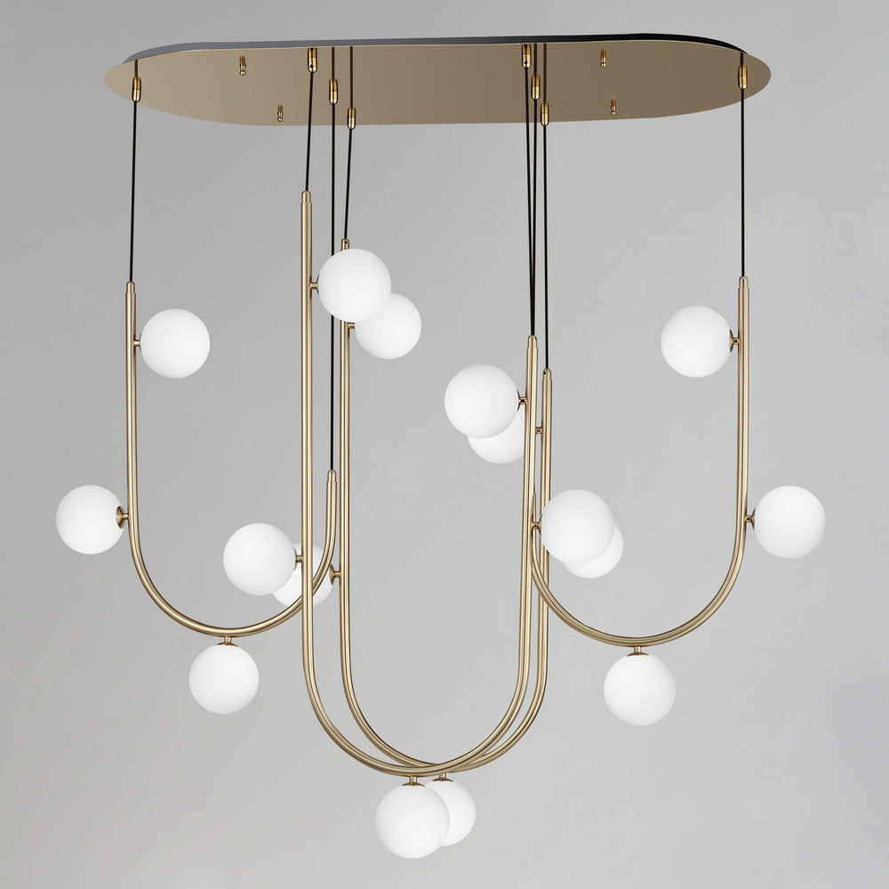 Contour 16-Light Cord Hung Pendant by Studio M Lighting – lifestyle
