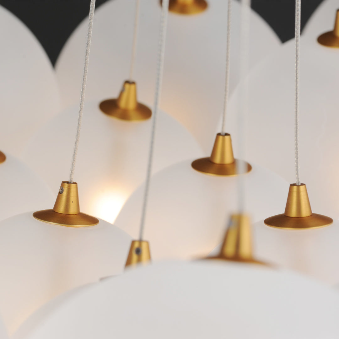Burst 20-Light LED Pendant by Studio M Lighting – lifestyle