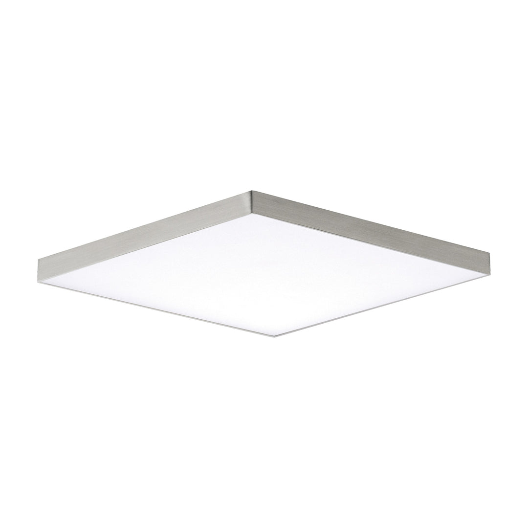 Trim 15.5" SQ LED Flush Mount 3000K by Studio M Lighting in Satin Nickel