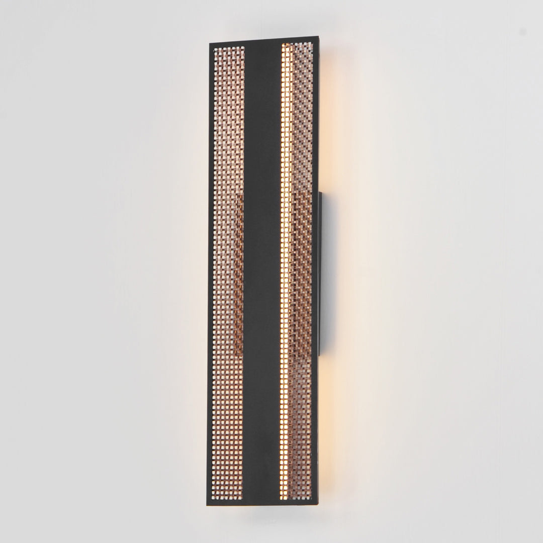 Interlace 24 LED Outdoor Wall Sconce by Studio M Lighting – lifestyle