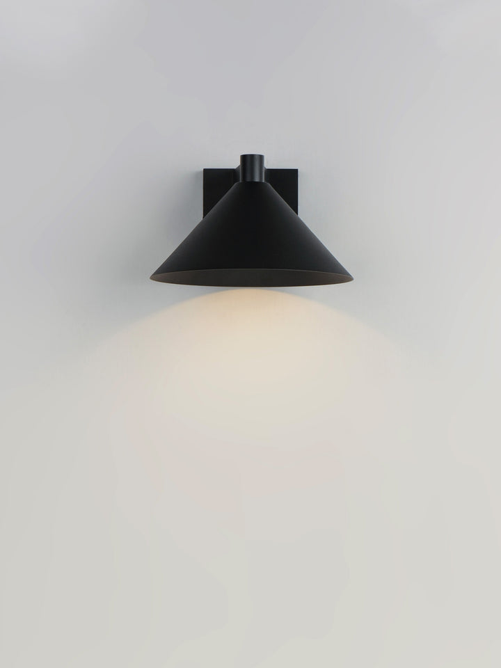 Conoid LED Conoid Large LED Outdoor Wall Sconce by Studio M Lighting – lifestyle