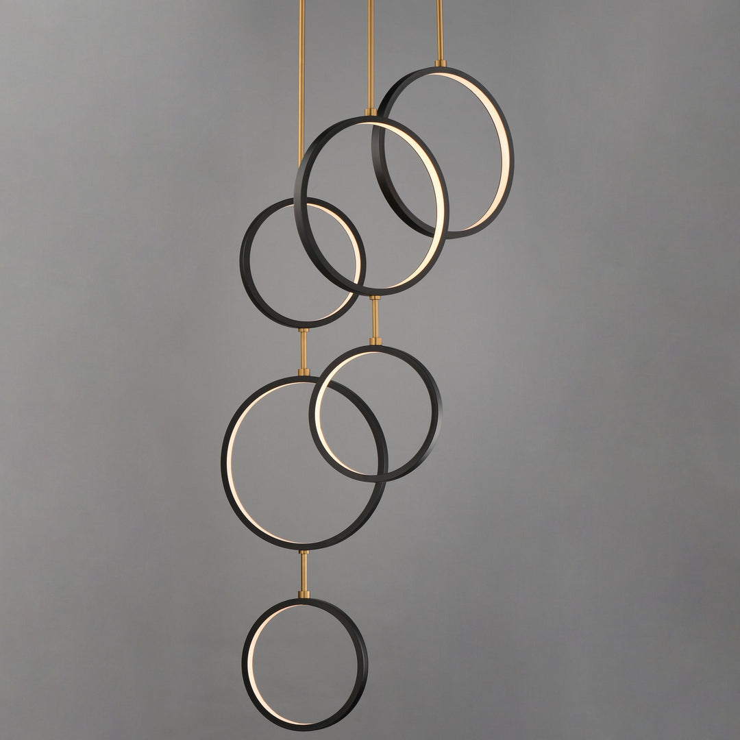 Hoopla 6-Light LED Pendant 254325 by Studio M Lighting – lifestyle