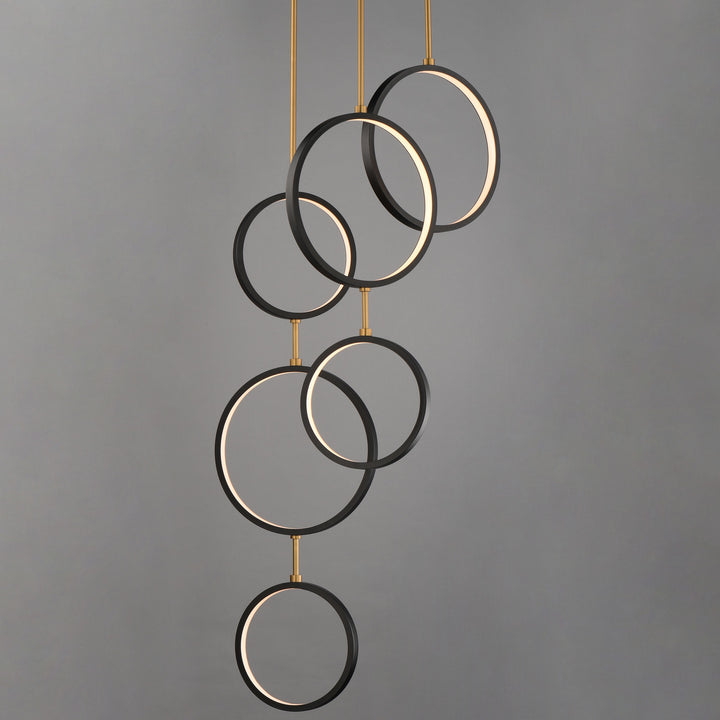 Hoopla 6-Light LED Pendant 254325 by Studio M Lighting – lifestyle