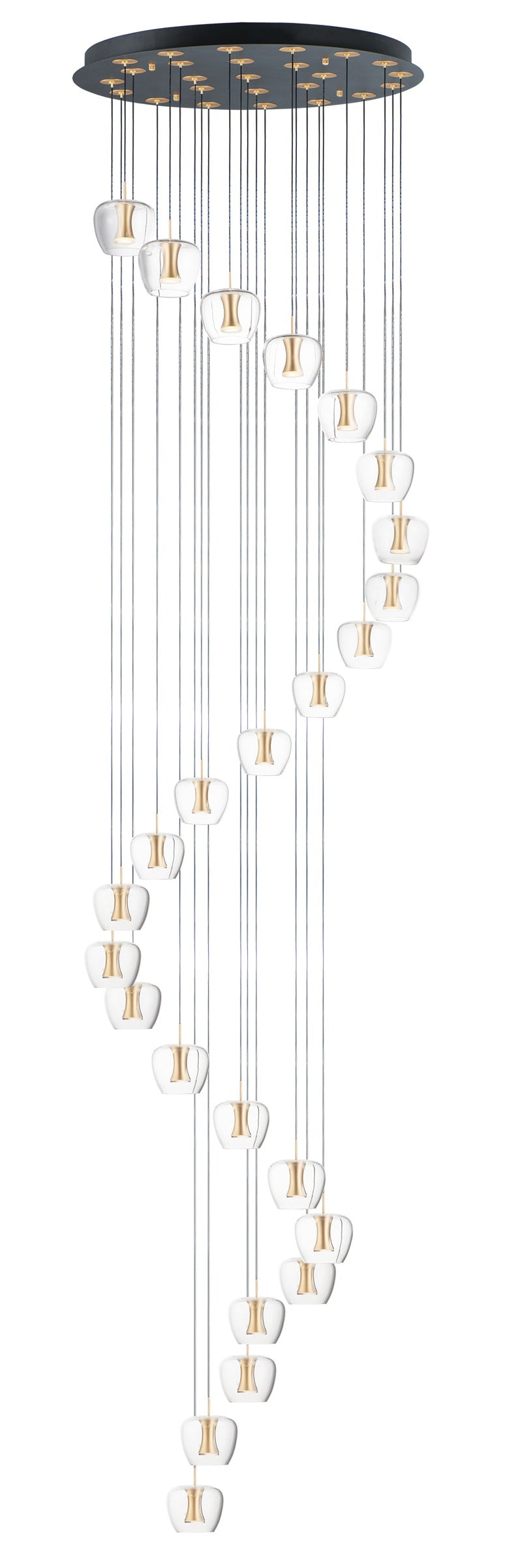 Newton LED 25-Light Pendant by Studio M Lighting – lifestyle