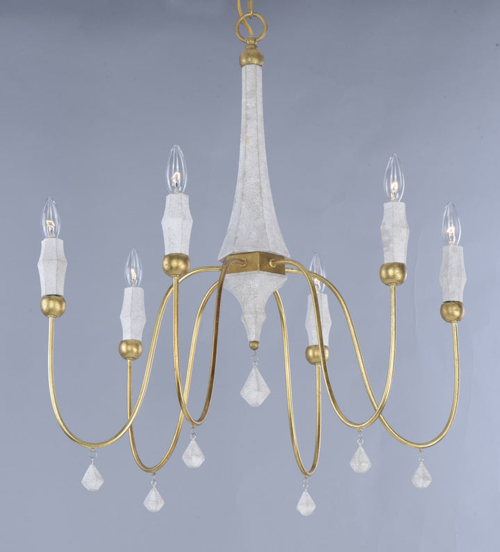 Brut 6-Light Chandelier by Studio M Lighting – lifestyle