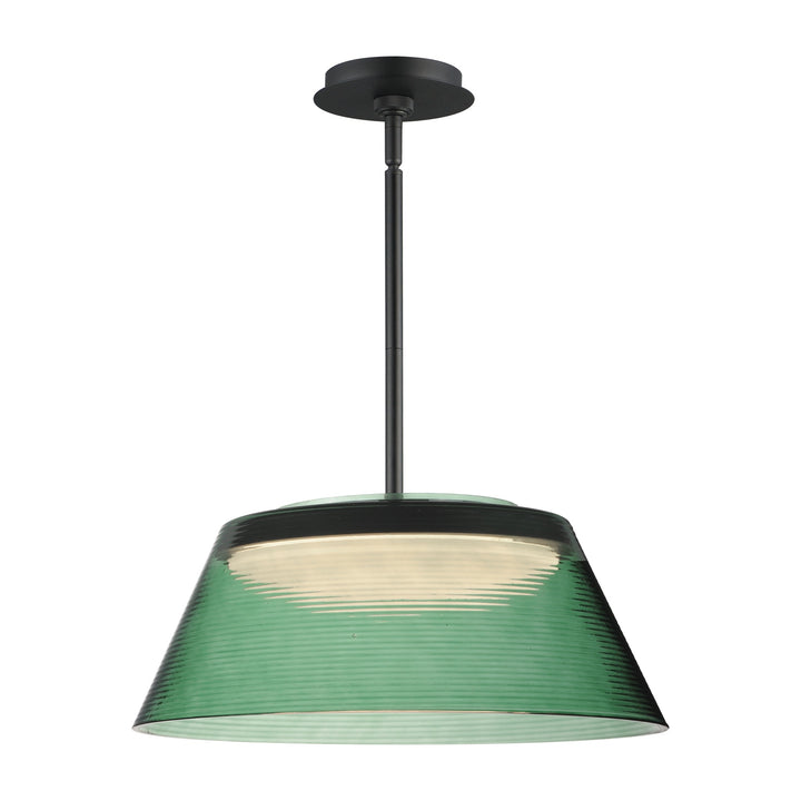 Jensen 18 LED Pendant by Studio M Lighting in Black