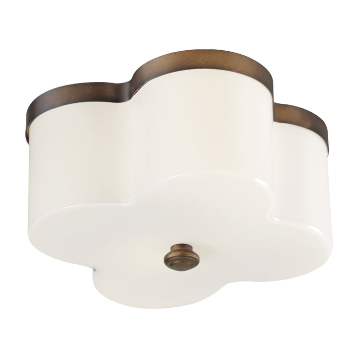 Clover 2-Light Flush Mount 162240 by Studio M Lighting in Antique Bronze
