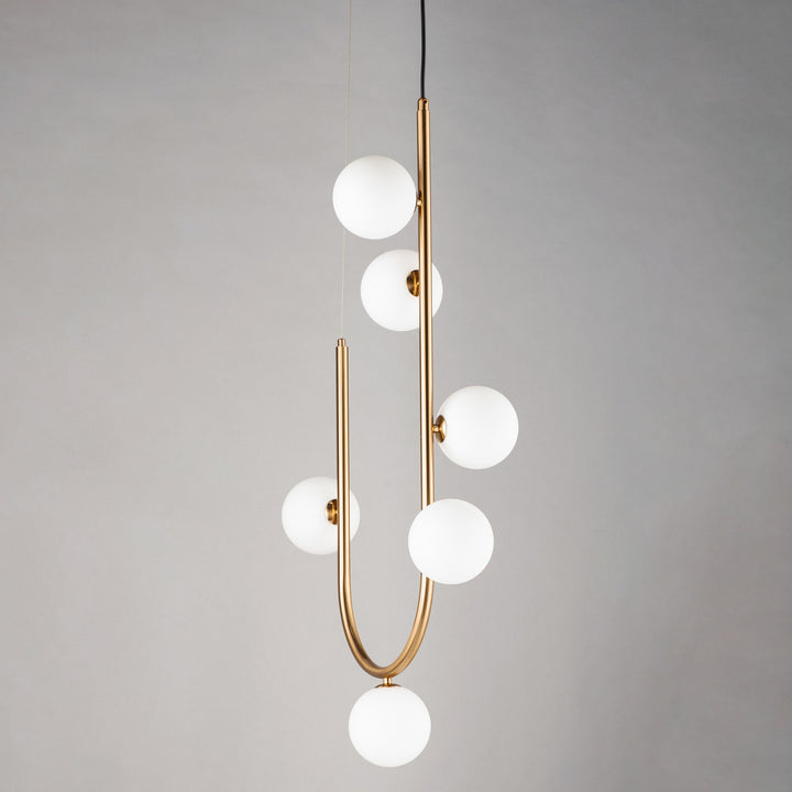 Contour 6-Light Cord Hung Pendant by Studio M Lighting – lifestyle