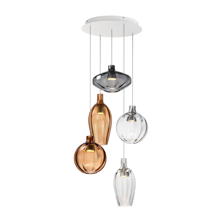 Ray Dance 5-Light LED Multi-Pendant by Studio M Lighting
