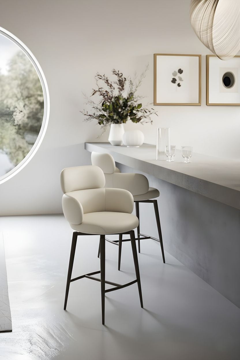 Como Swivel Counter Stool by Whiteline Modern Living – lifestyle