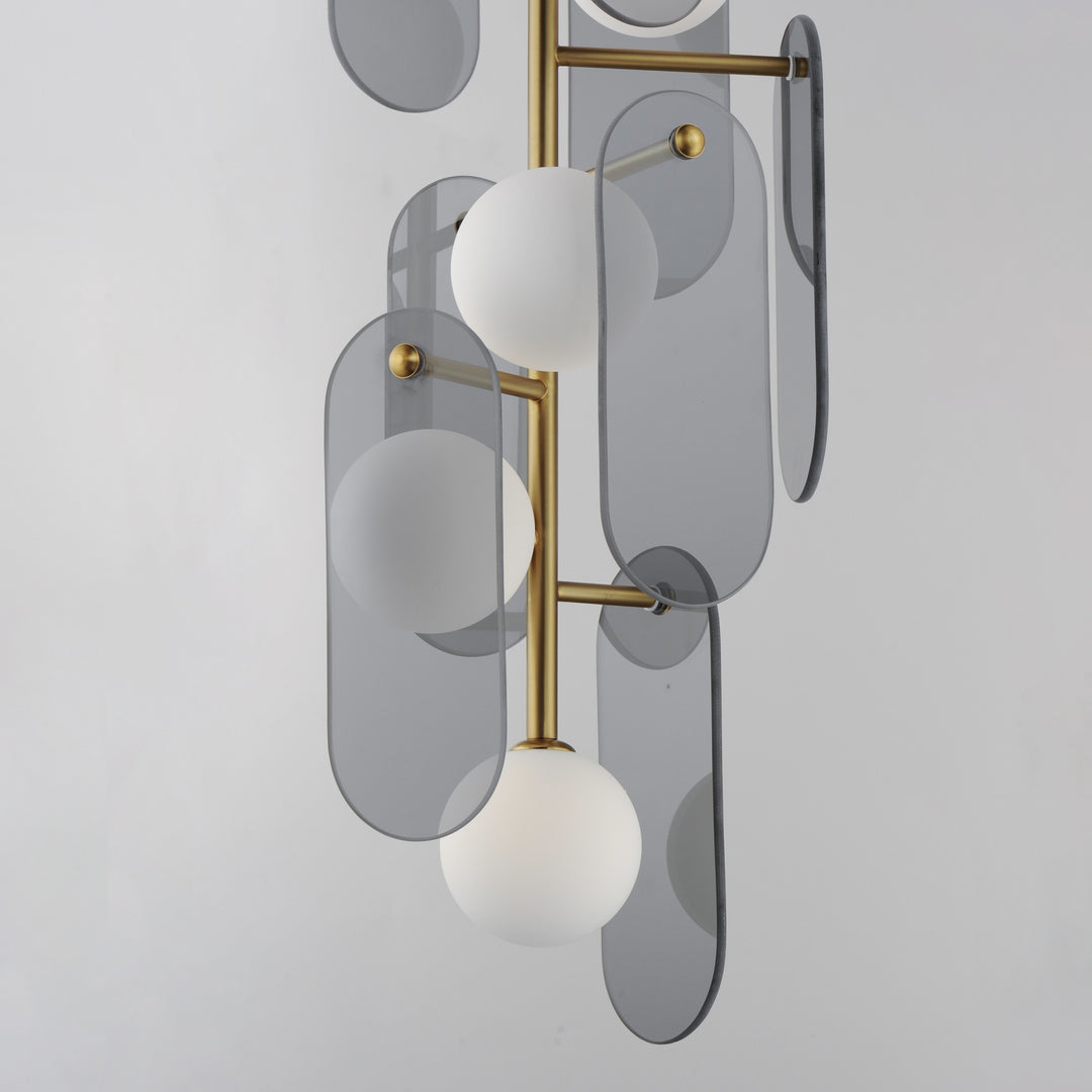 Megalith - Stone Megalith 5-Light Vertical Pendant by Studio M Lighting – lifestyle