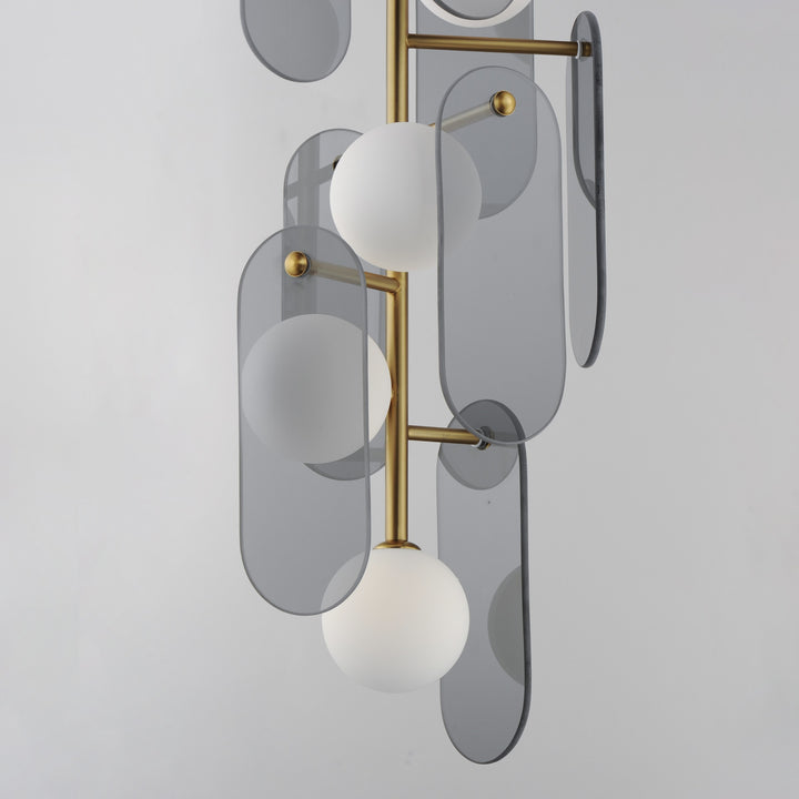 Megalith - Stone Megalith 5-Light Vertical Pendant by Studio M Lighting – lifestyle
