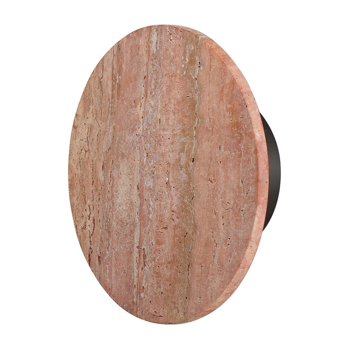 Discus 10 LED Outdoor Wall Sconce by Studio M Lighting in Rosso Laterite / Gunmetal