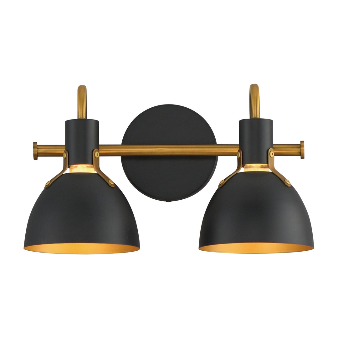 Dusk Wall Sconce by Studio M Lighting in Black / Antique Brass