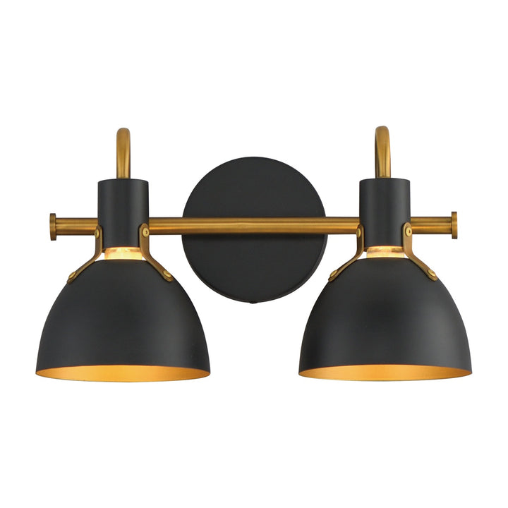 Dusk Wall Sconce by Studio M Lighting in Black / Antique Brass