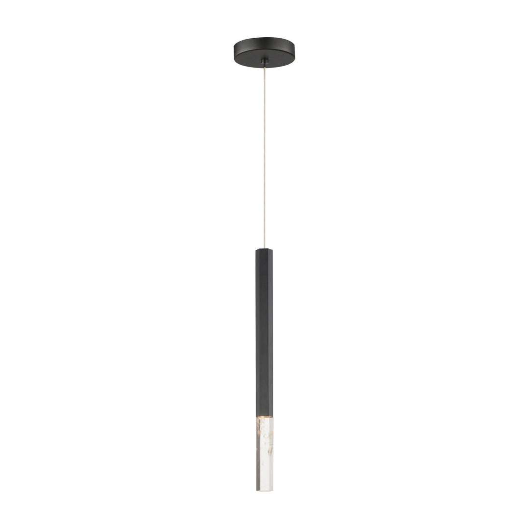 Diaphane LED 1-Light Pendant 151021 by Studio M Lighting in Black