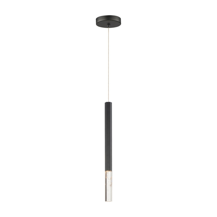 Diaphane LED 1-Light Pendant 151021 by Studio M Lighting in Black