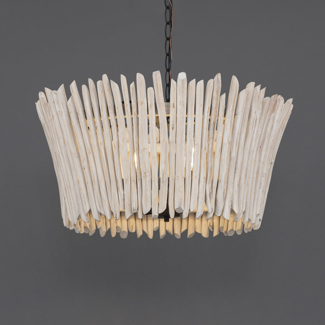 Baywood 30 DriftWood Chandelier by Studio M Lighting – lifestyle