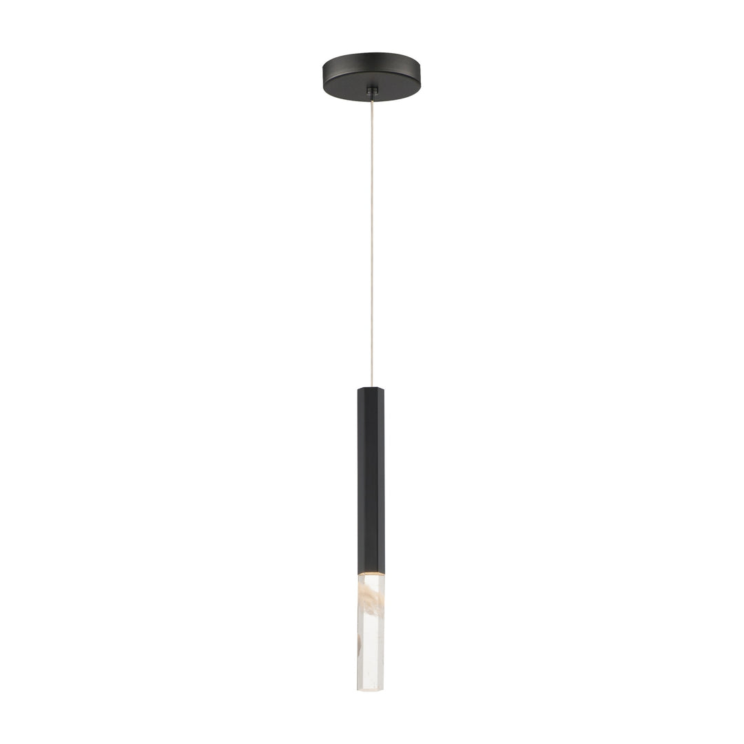 Diaphane LED 1-Light Pendant 151020 by Studio M Lighting in Black