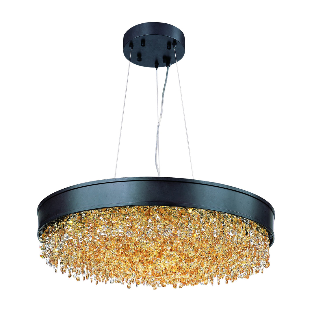 Mystic 16-Light LED Pendant by Studio M Lighting in Bronze