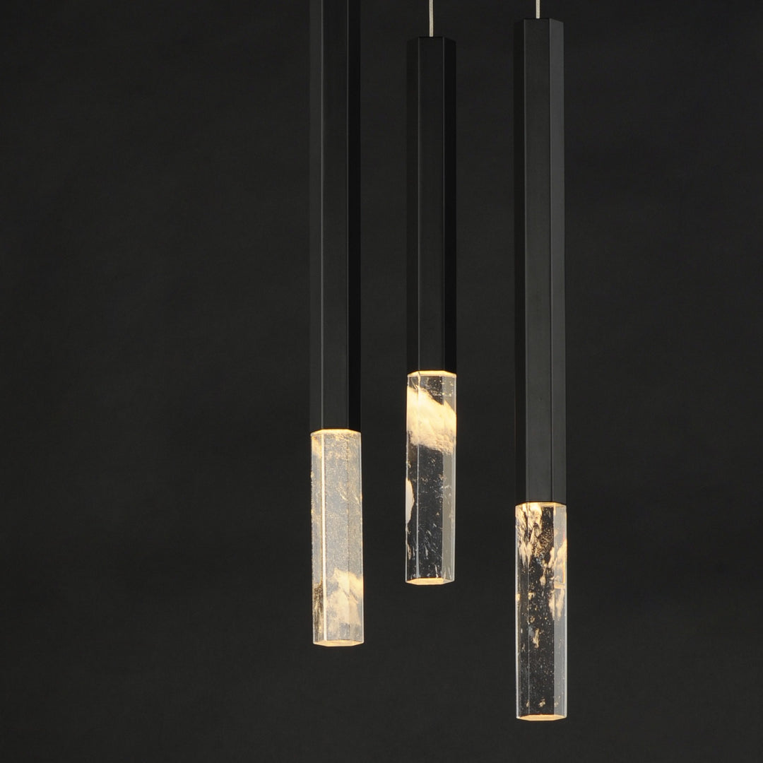 Diaphane LED 3-Light Pendant by Studio M Lighting – lifestyle