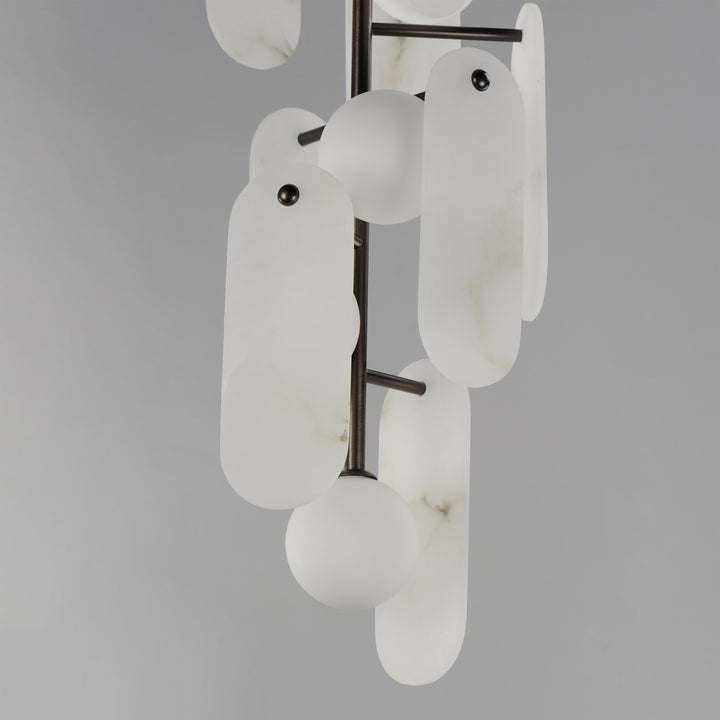 Megalith - Stone Megalith 5-Light Vertical Pendant by Studio M Lighting – lifestyle