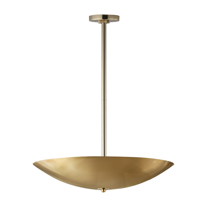 Vesta 24" LED Pendant/Semi-Flush by Studio M Lighting in French Gold