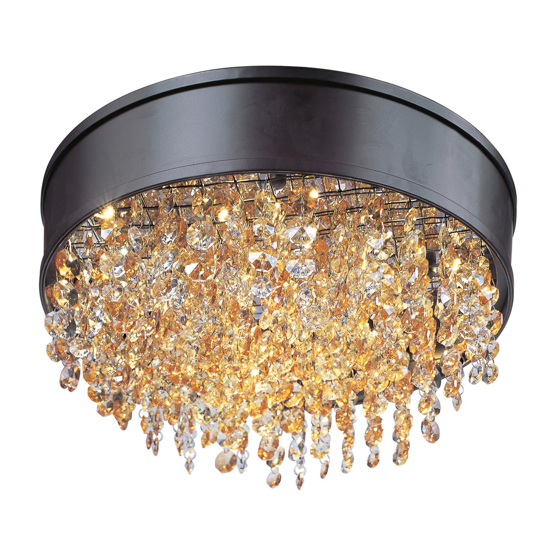 Mystic 11-Light LED Flush Mount by Studio M Lighting in Bronze