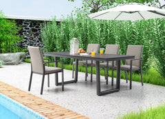 Doris Outdoor Dining Armchair by Whiteline Modern Living – lifestyle