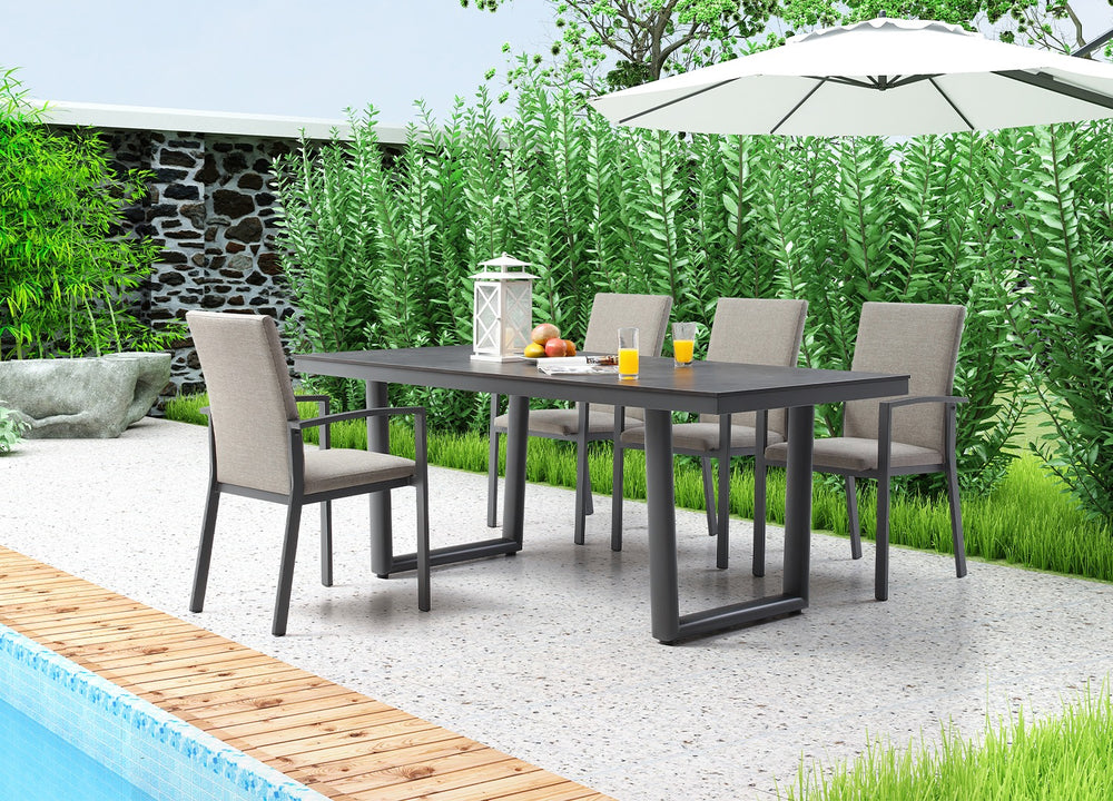Doris Outdoor Dining Table by Whiteline Modern Living – lifestyle