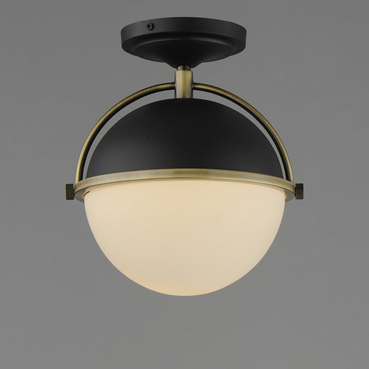 Duke 1-Light Semi Flush Mount by Studio M Lighting – lifestyle