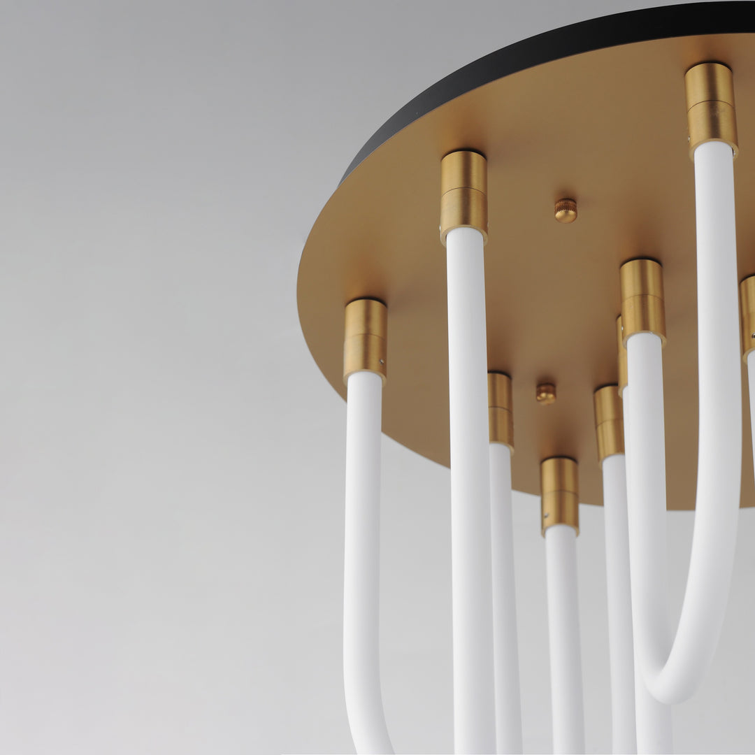 Soleil 7-Light LED RD Flush Mount by Studio M Lighting – lifestyle