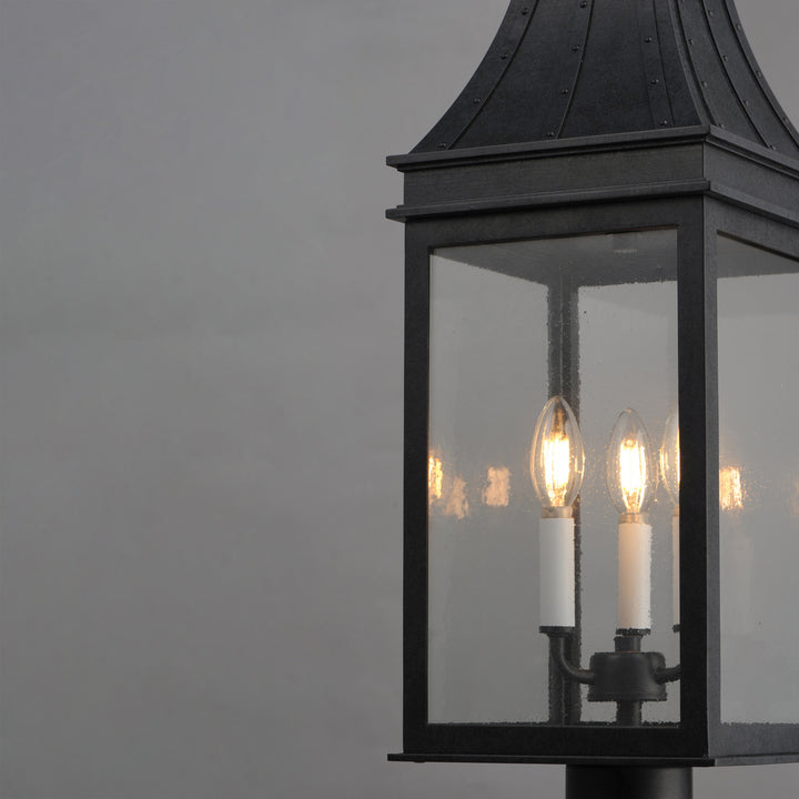 Bramwell VX 3-Light Outdoor Post by Studio M Lighting – lifestyle